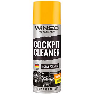 Полироль для пластика "ваниль" 200мл Cockpit Cleaner New Car Winso