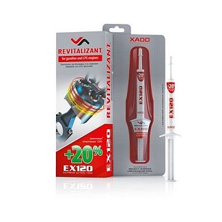 Присадка в моторное масло 8мл ревитализант для бензинового двигателя EX120 XADO