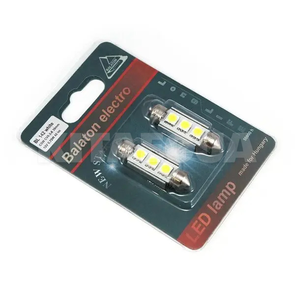 LED лампа для авто BL-142 SV8.5 0.72W (комплект) BALATON (131266) - 2