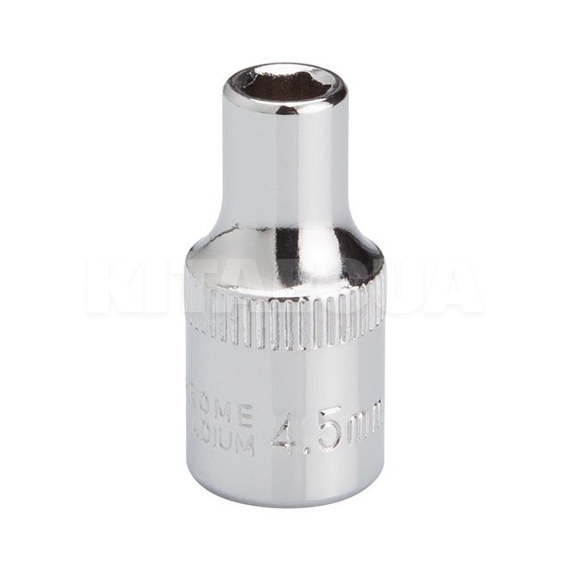 Головка торцева 6-гранна 4.5мм 1/4" Cr-V Intertool (ET-0433) - 2