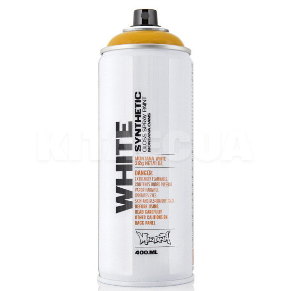 Краска декоративная синтетическая 400мл 1310 "подсолнух" желтая White MONTANA (344237-MONTANA)