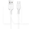 Кабель USB Type-C 3А 1м білий HOCO (6957531068853)