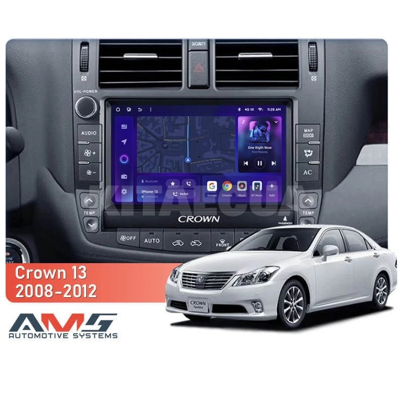 Штатна магнітола MOSS M3 4+32 ГБ 9" Toyota Crown 13 S200 2008-2012 (B) (L2) AMS (50698) - 2