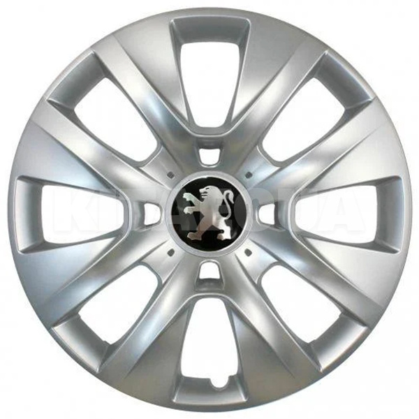 Колпаки R15 Peugeot 208 серые 4 шт SKS (334 / 15")