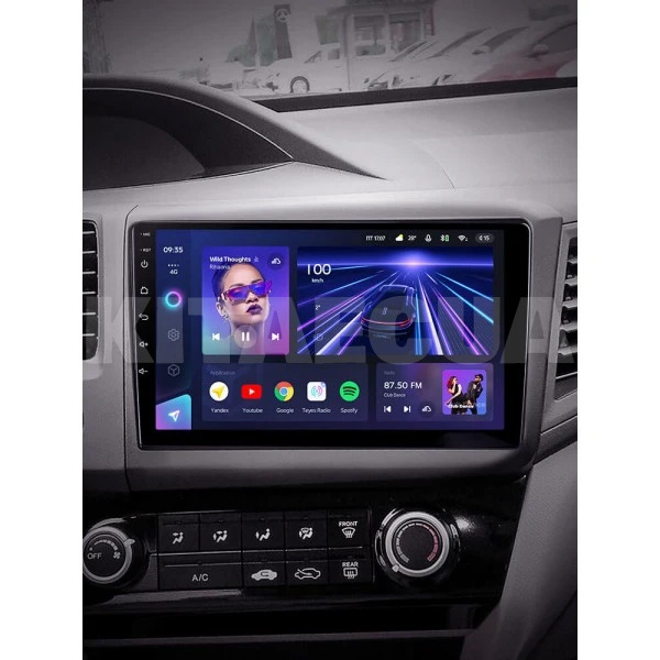 Штатна магнітола CC3 4+32 Gb 9" Honda Civic 9 FK 2011-2015 Teyes (46495) - 2
