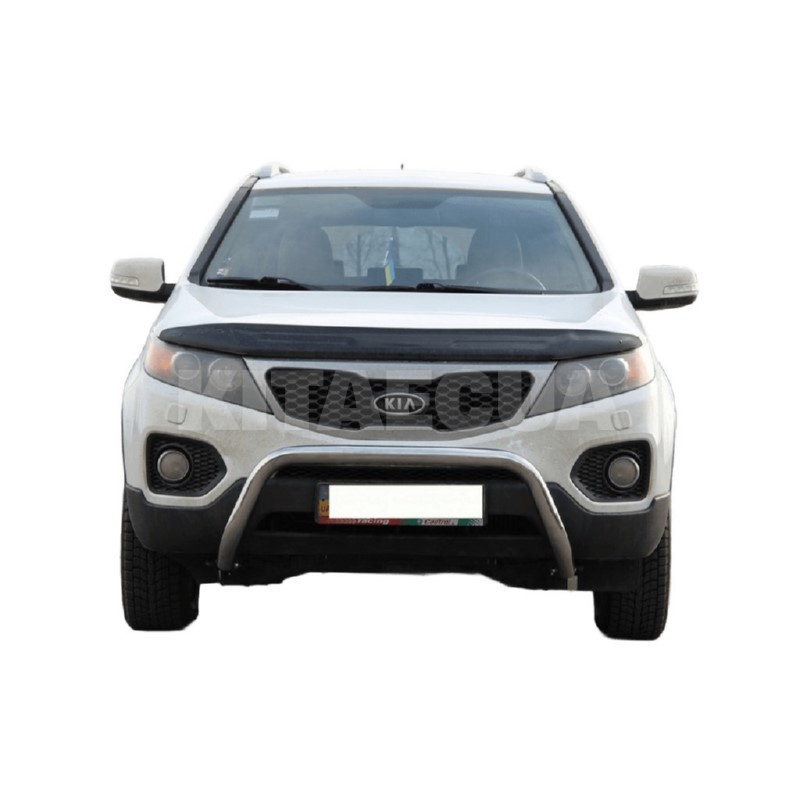 Кенгурятник WT007 Kia Sorento XM 2009-2014 нержавеющая сталь CAN (dd22503) - 3