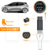 Перехідник 22 квт 32А 3-фази TYPE 2 (станція) - GB/T AC (китайське авто) FEYREE на HONDA e:NS1 (P-T2GBT3)