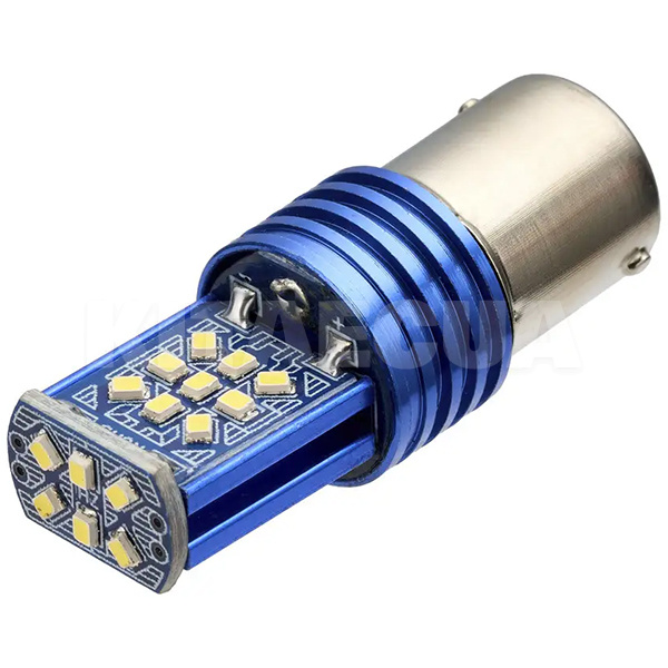 LED лампа для авто T25 P21W 12V 6000K 24 світлодіода TBS Design (00-00020576)