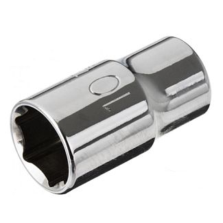 Головка торцевая 6-гранная 10 мм 1/4" 25 мм TOPTUL