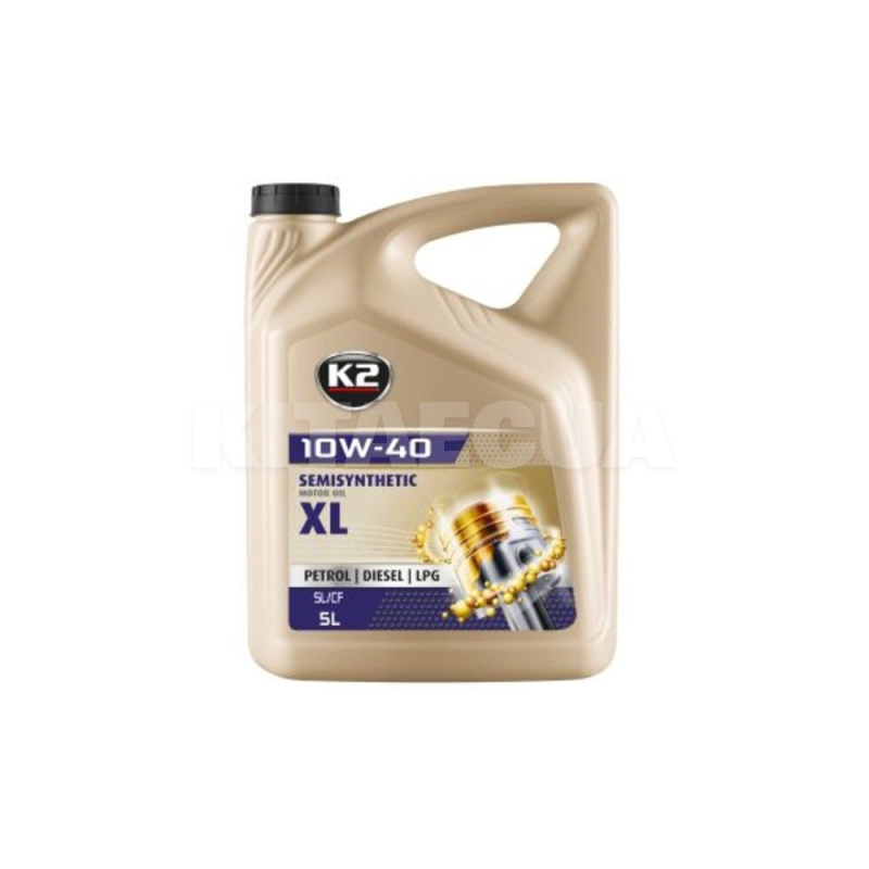 Масло моторне Напівсинтетичне XL SL/CF 10W-40 5л K2 (O2045E)