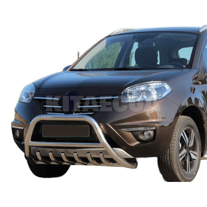 Кенгурятник WT003 Renault Koleos 2008-2016 нержавеющая сталь CAN (dug638983) - 3