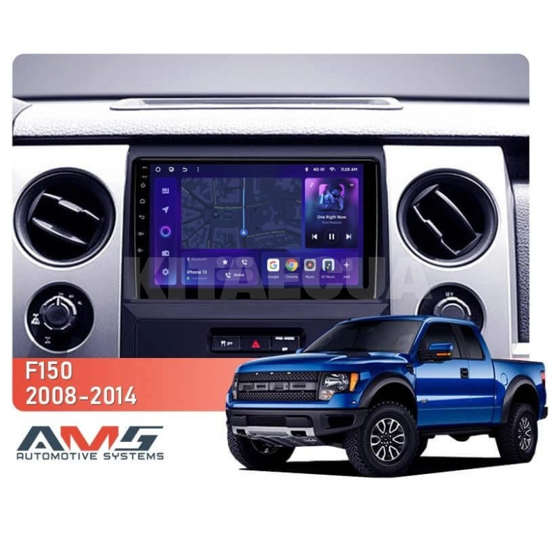 Штатна магнітола MOSS M3 4+32 ГБ 9" Ford F150 P415 2008-2014 (F2) AMS (49870) - 2