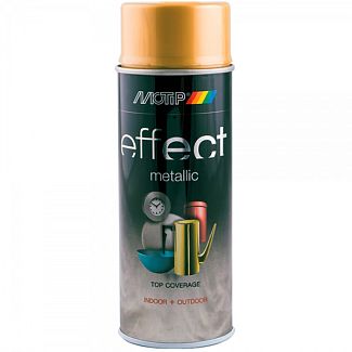Краска настоящее золото 400мл с эффектом металлик Deco Effect MOTIP