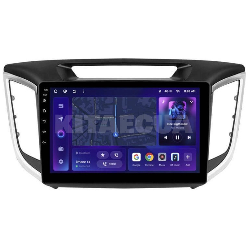 Штатная магнитола MOSS M2 4+32 Gb 10" Hyundai Creta IX25 2015-2019 AMS (49621)