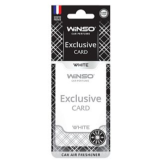 Ароматизатор Exclusive White "белый" сухой листик Winso