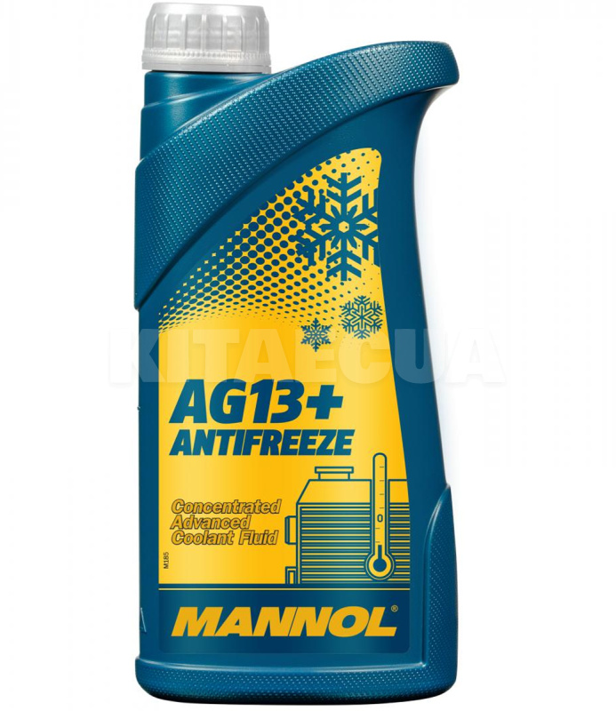 Антифриз-концентрат желтый 1л AG13+ -80°C Advanced Mannol (MN4114-1)
