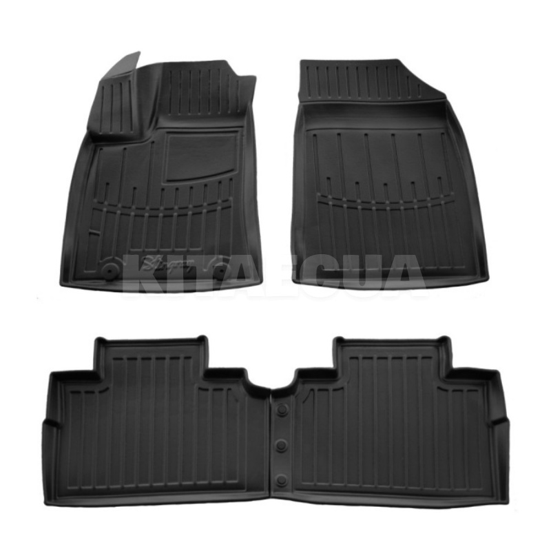 Резиновые коврики в салон BYD Seagull (2023-н.в.) Stingray на BYD EV Seagull (5068074)