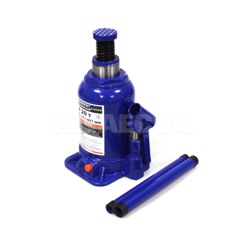 Домкрат гидравлический бутылочный до 20т (217-407мм) LAVITA (LA JNS-20S) - 2
