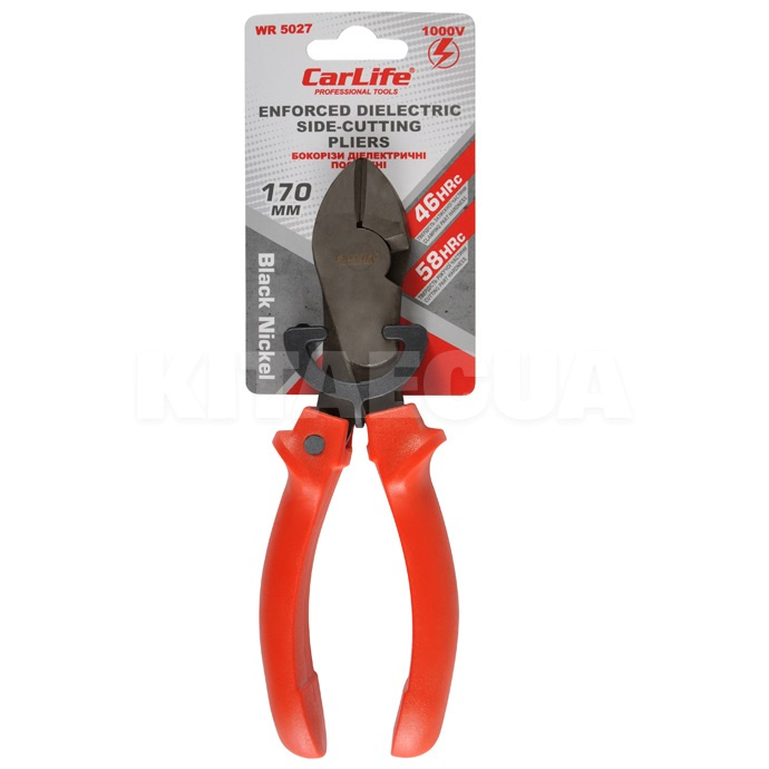Бокорезы 160мм (6.5") усиленные диэлектрические 1000в CARLIFE (WR5027)