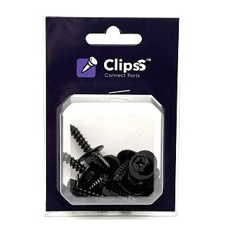 Саморез с шайбой Toyota (компл 10 шт) Clipss