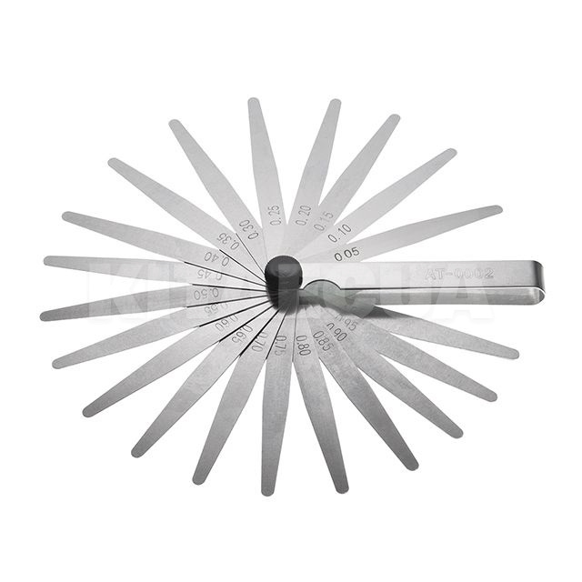 Комплект щупов для измерения зазоров (0.05-1.0мм) 20 предметов Intertool (AT-0002)