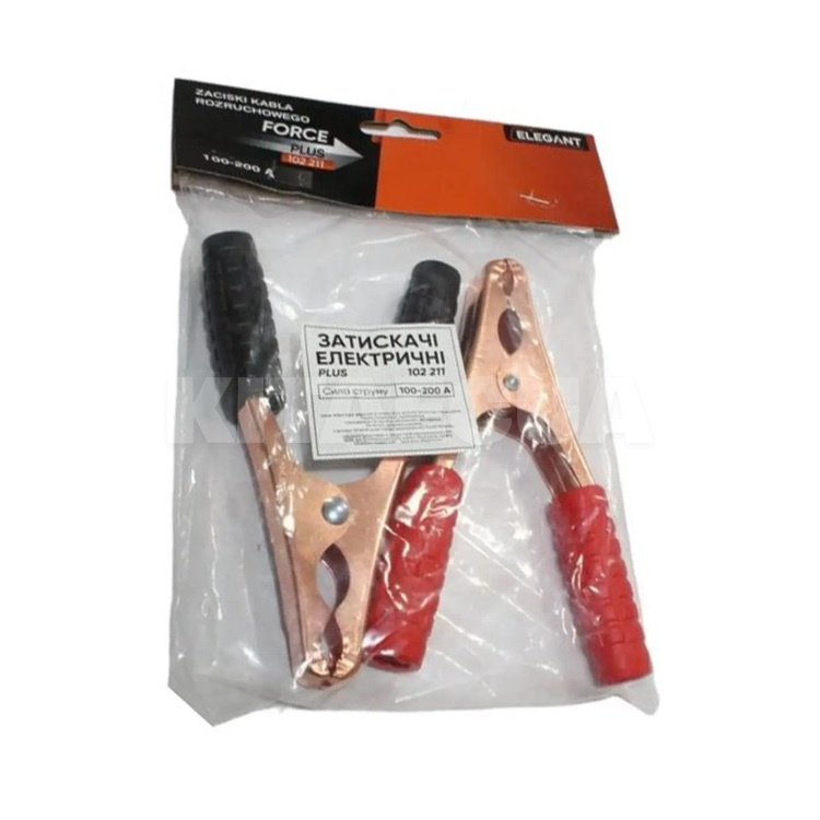 Зажимы для проводов (крокодилы) 100-200А EL 102 211, 2 шт ELEGANT (106722) - 2