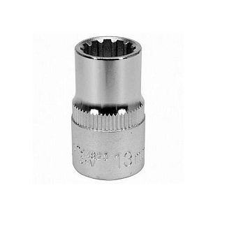Головка торцевая SPLINE 13 мм 1/2" 38 мм блистер YATO