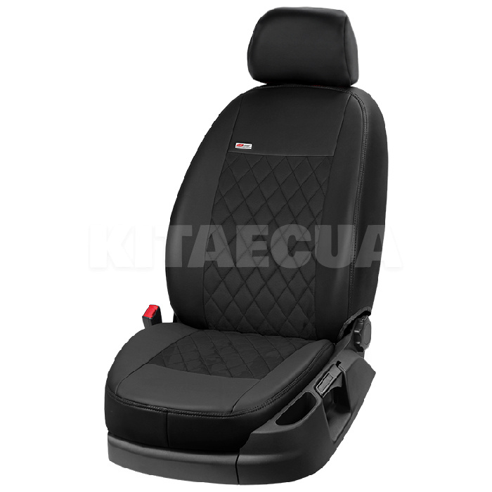 Авточехлы на сиденья экокожа с антарой Volkswagen Golf VII (2012-2017) хэтчбек Highline/Recaro Eco P EMC-Elegant (490-Eco Prestige+Ant)