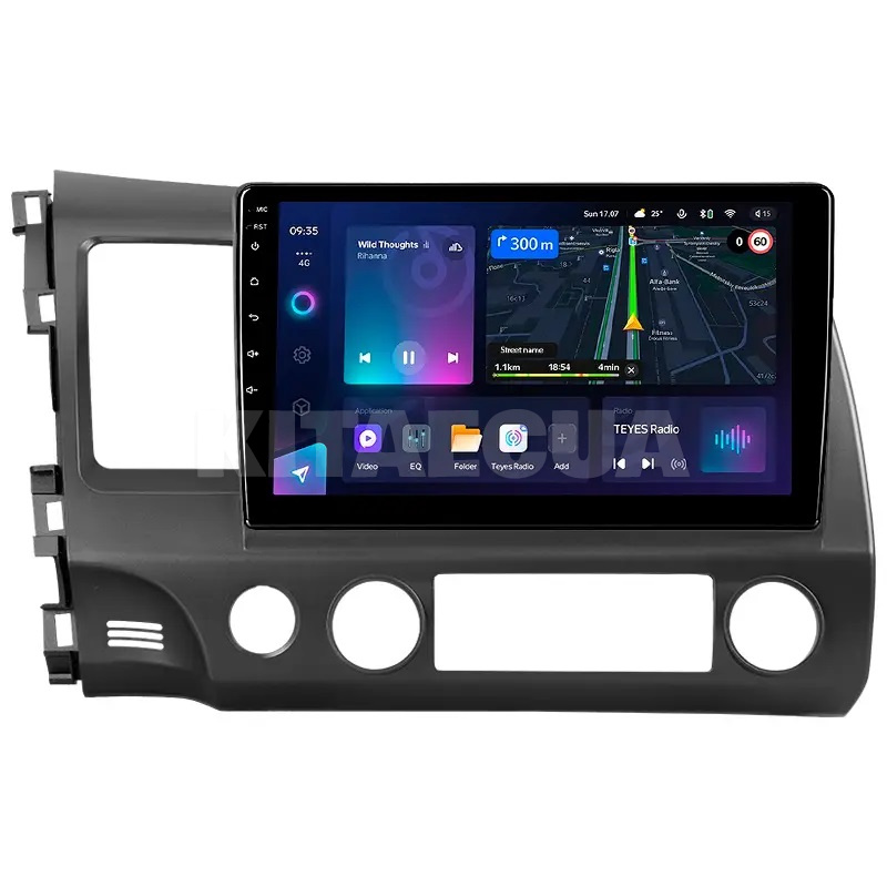 Штатна магнітола X1 2+32Gb 10" Honda Civic 8 FD 2005-2012 Teyes (26809)