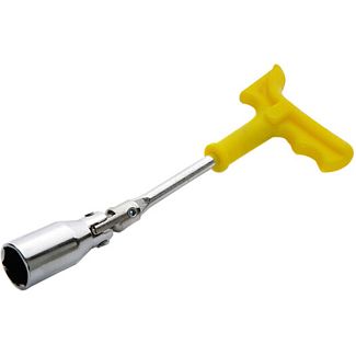 Ключ свечной 21 х 250 мм T-образный с шарниром с усиленной ручкой СИЛА