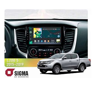Штатная магнитола X9232 2+32 Gb 9" Mitsubishi L200 5 2015-2019 Ручное управление кондиционером SIGMA4car