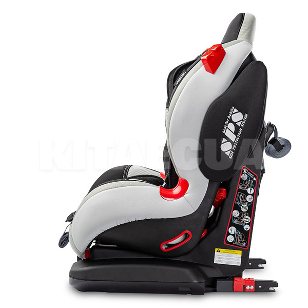 Автокрісло дитяче Sport Turbo Fix Isofix Grey 9-25 кг Caretero (TERO-1400) - 7