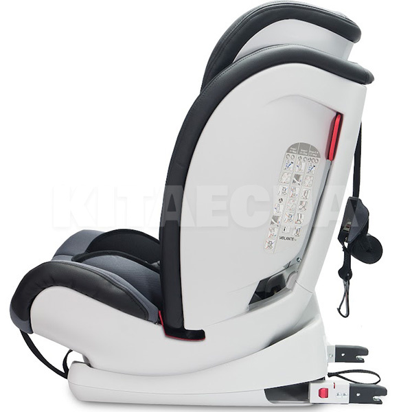 Автокресло детское Volante Fix Isofix Grey 9-36 кг Caretero (TERO-251) - 5