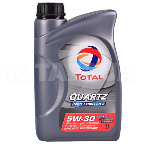 Масло моторное синтетическое 1л 5W-30 Quartz Ineo Long Life TOTAL (181711-TOTAL)