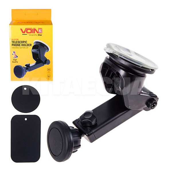 Держатель автомобильный магнит на присоске VOIN (UH-2013BK)