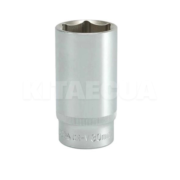 Головка торцева 6-гранна подовжена 30 мм 1/2" 76 мм YATO (YT-1239)