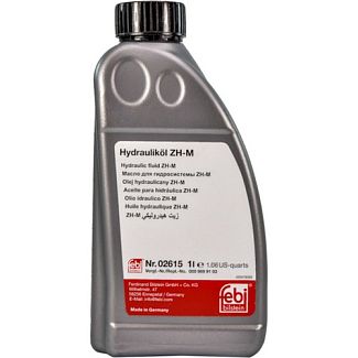 Масло трансмиссионное минеральное 1л в ГУР Hydraulic fluid ZH-M FEBI