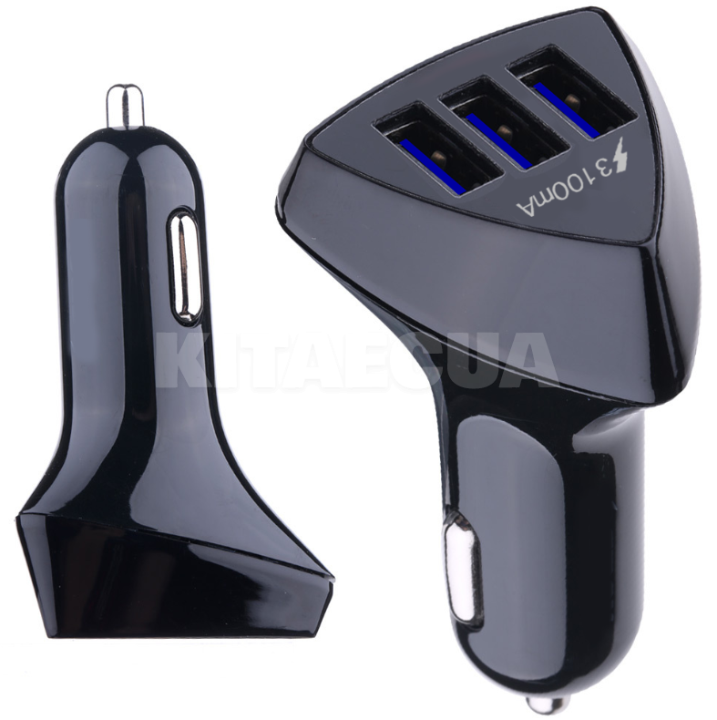 Автомобільний зарядний пристрій 3 USB 4.2 A Black CC-300 XoKo (CC-300-BK-XoKo) - 2