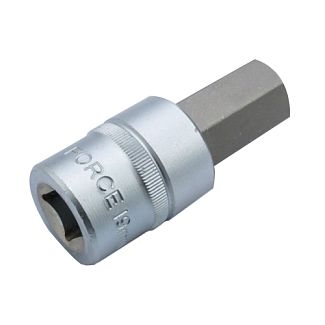 Головка торцевая с 6-гранной насадкой 19 мм 1/2" 70 мм FORCE