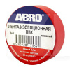 Изолента 9.1м х 19мм красная ABRO (ET-912 R)