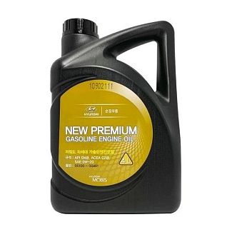 Масло моторне синтетичне 4л 0W-20 New Premium Gasoline MOBIS