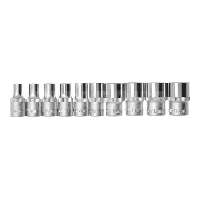 Набір інструментів 1/2" & 1/4" 73 предмета Cr-V STORM Intertool (ET-8073) - 9