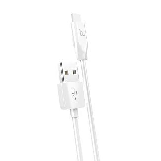 Кабель USB - Type-C 3A X1 1м белый HOCO