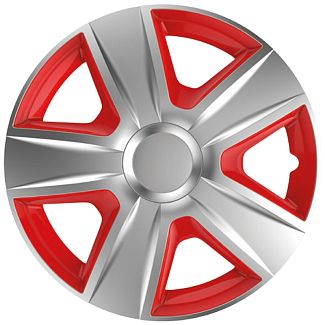 Ковпаки R16 ESPRIT сіро-червоні 4 шт Versaco