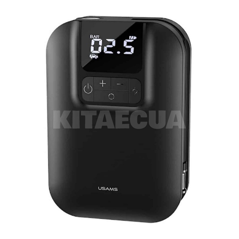 Компрессор автомобильный US-ZB215 Mini Car Air Pump 5000mAh 1 Вт 3.5 атм чорный USAMS (CQBZB21501) - 2