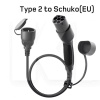 Переходник для зарядной станции 3.5 кВт Type2 - EU Schuko 5м GUWIEYG (S-T2EU)