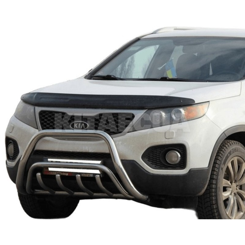 Кенгурятник WT002/2 Kia Sorento XM 2009-2014 нержавеющая сталь CAN (dd22502) - 4