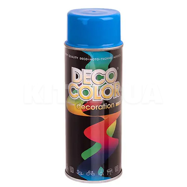 Краска глянцевая 400мл синяя DecoColor (720088)