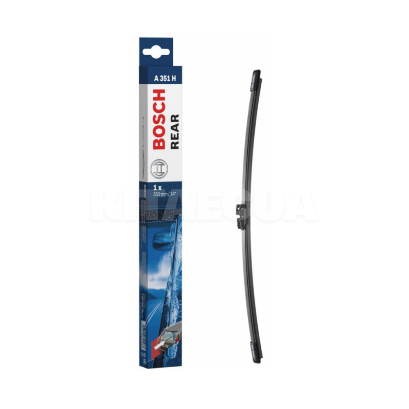 Щітка склоочисника заднього скла 350мм безкаркасна Bosch (3 397 008 192)