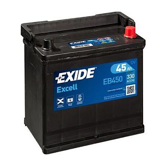 Автомобільний акумулятор EXCELL 45Ач 330А "+" справа EXIDE